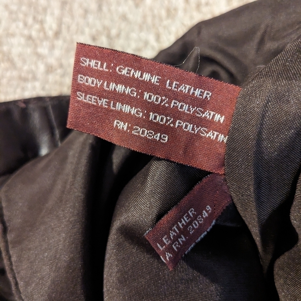 Vintage Excelled Leather pants size 8 - Picture 11 of 11